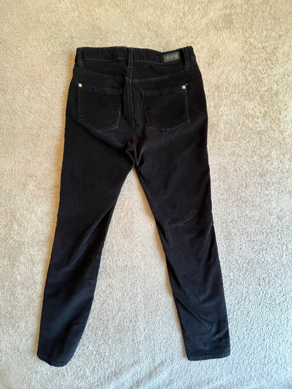 Buffalo David Bitton Womens Black Corduroy Skinny Fit Jeans Size 2/26 - Picture 3 of 16